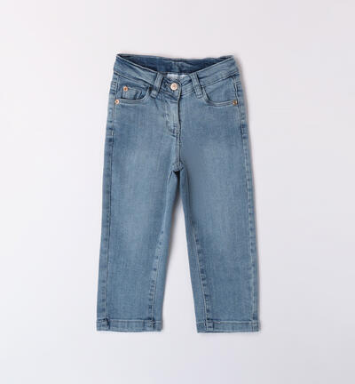 Mom fit jeans for girls BLUE