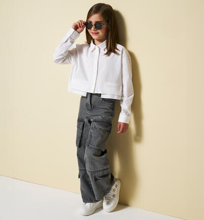 Jeans per ragazza Sarabanda GRIGIO