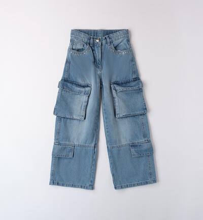 Jeans per ragazza Sarabanda BLU