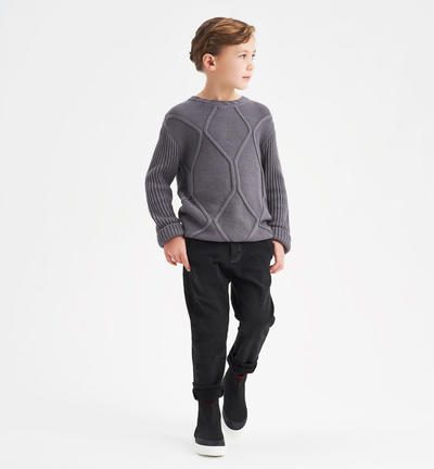 Jeans ragazzo in cotone organico NERO