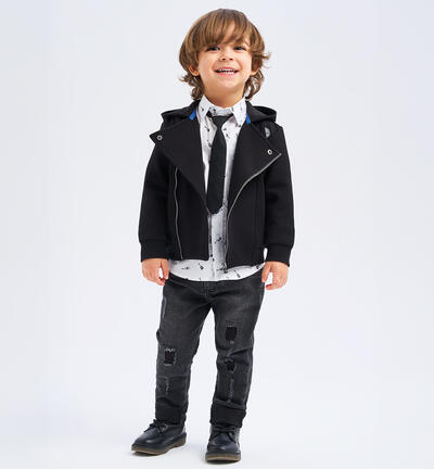 Jeans strappati bambino NERO