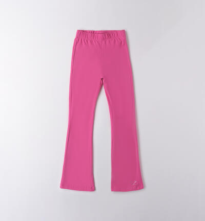 Leggings da bambina FUCSIA