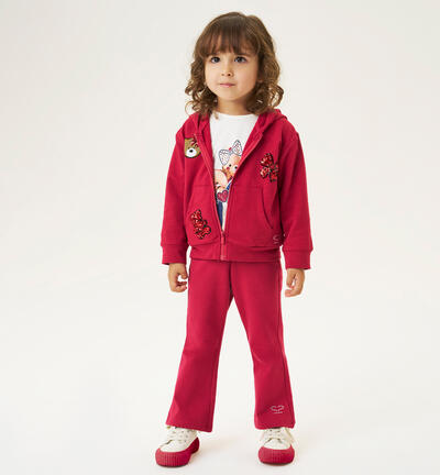 Leggings per bambina ROSSO