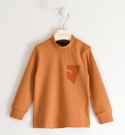 Lupetto bambino in cotone MARRONE
