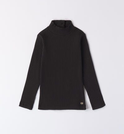 Turtleneck for girls BLACK