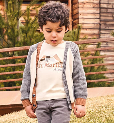 Maglia bambino 100% cotone BEIGE