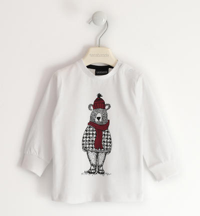 Maglia bambino mano pesca BIANCO