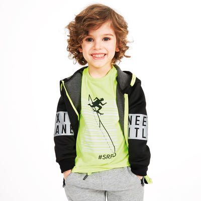 Maglia bambino mano pesca GIALLO