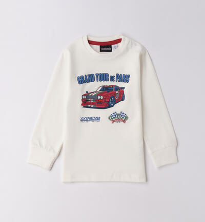 Maglia girocollo per bambino PANNA