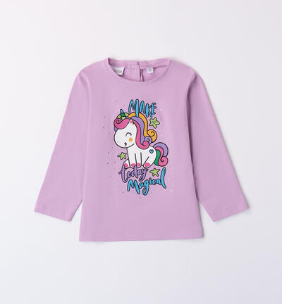 Unicorn t-shirt for girls VIOLET