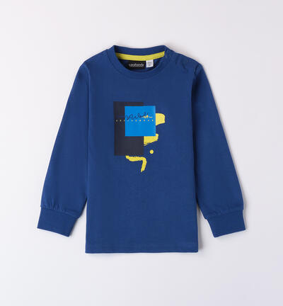 100% cotton t-shirt for boys BLUE