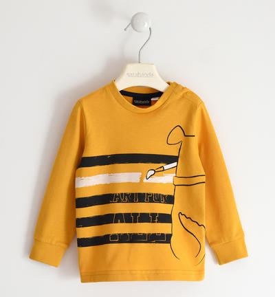 Maglietta bambino con stampa GIALLO