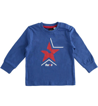 Maglietta bambino varie stampe BLU