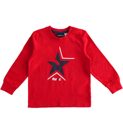 Maglietta bambino varie stampe ROSSO