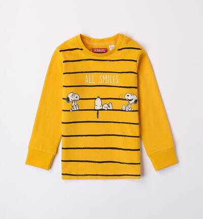 Maglietta gialla Snoopy per bambino GIALLO