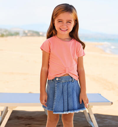 Girl's short-sleeved T-shirt PINK