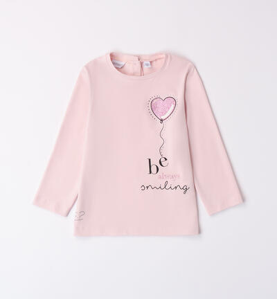 Long sleeve t-shirt for girls PINK