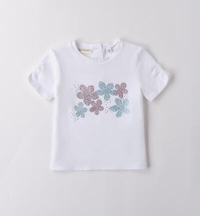 Girl's Sarabanda T-shirt WHITE