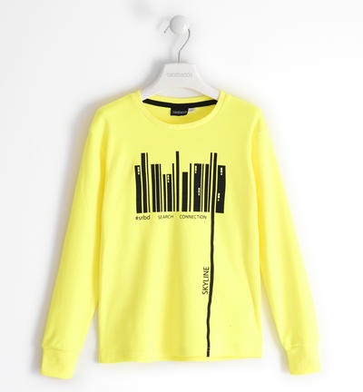 Maglietta ragazzo stampe varie GIALLO
