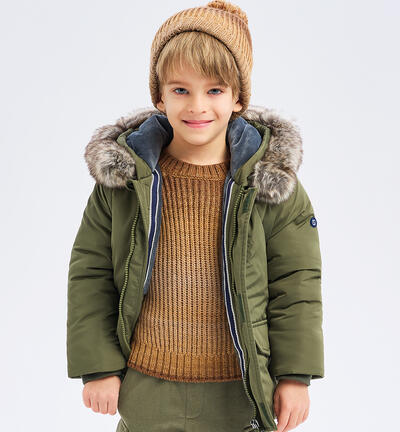 Maglione bambino girocollo BEIGE