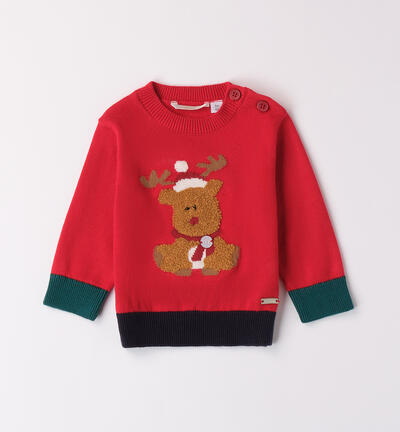 Christmas sweater for baby RED