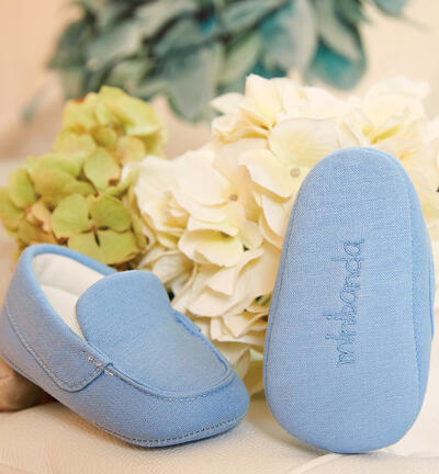 Mocassino bimbo elegante BLU