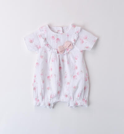 Minibanda baby girl romper PINK