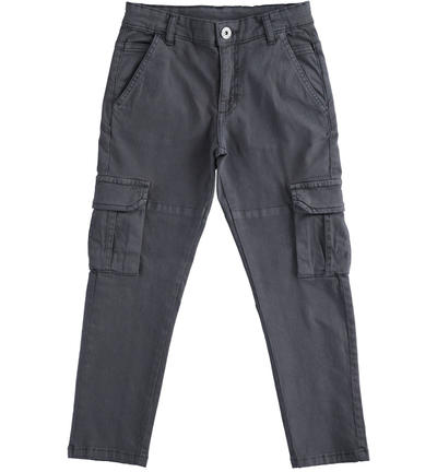 Pantalone cargo ragazzo GRIGIO