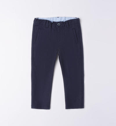 Pantalone cerimonia bambino BLU