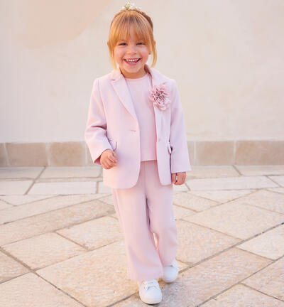 Pantalone elegante bambina ROSA