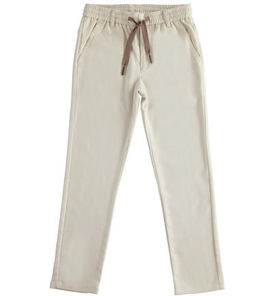 Pantalone elegante per ragazzo PANNA