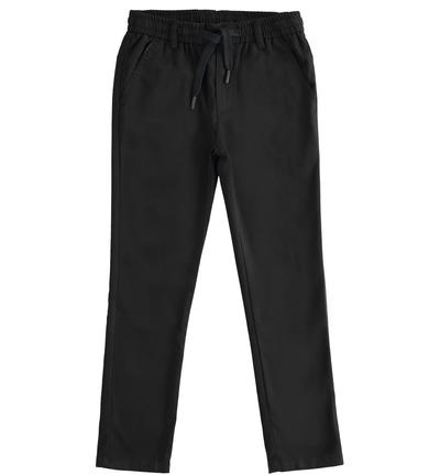 Pantalone elegante per ragazzo NERO