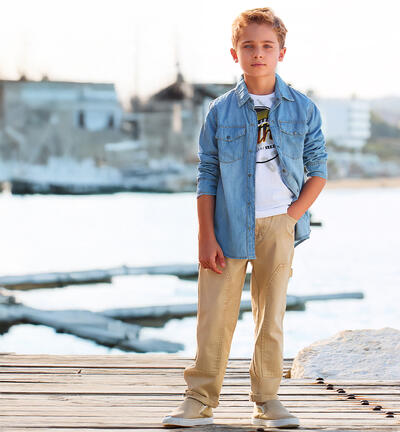 Pantalone per ragazzo BEIGE