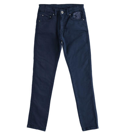 Pantalone slim fit ragazzo BLU