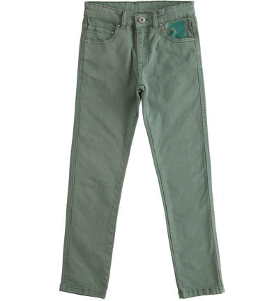 Pantalone slim fit ragazzo NERO