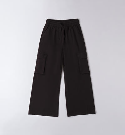 Girl's technical trousers BLACK