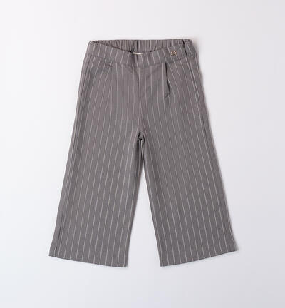 Bell-bottom pants for girls GREY