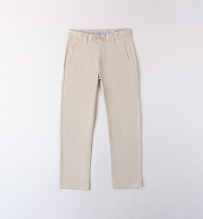 Pantaloni bambino eleganti BEIGE