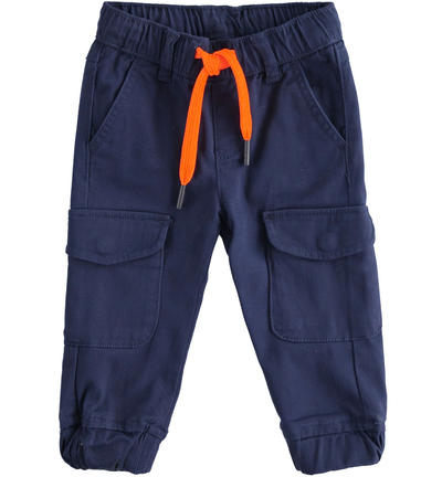 Pantaloni cargo bambino BLU