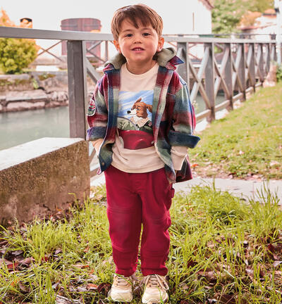 Pantaloni da bambino Sarabanda ROSSO