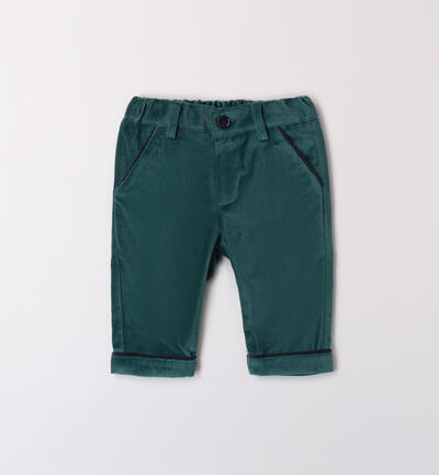 Pantaloni eleganti per neonato VERDE