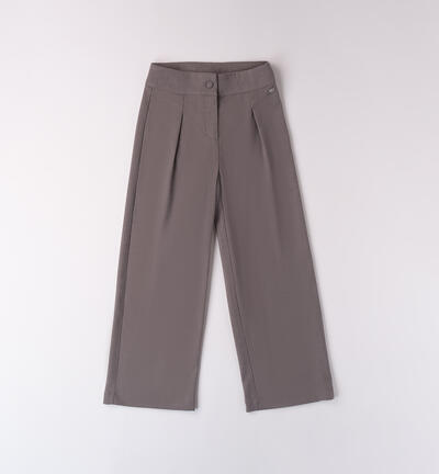 Pantaloni eleganti ragazza GRIGIO