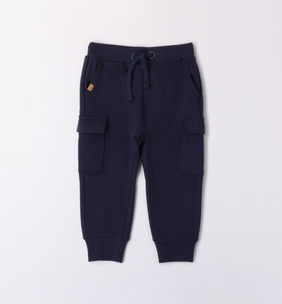 Pantaloni in felpa bambino BLU