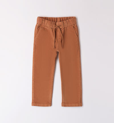 Sarabanda pants for boys BEIGE