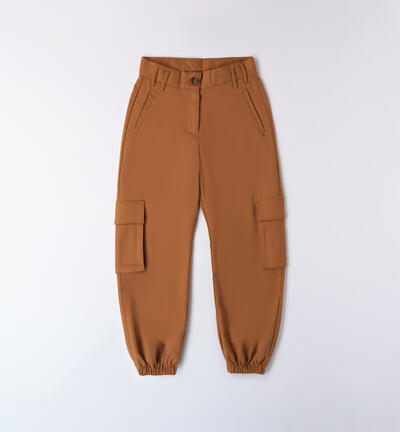 Pants for girls BROWN