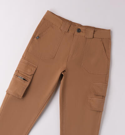 Pantaloni per ragazzo MARRONE