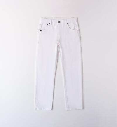 Pantaloni Sarabanda da ragazzo BIANCO