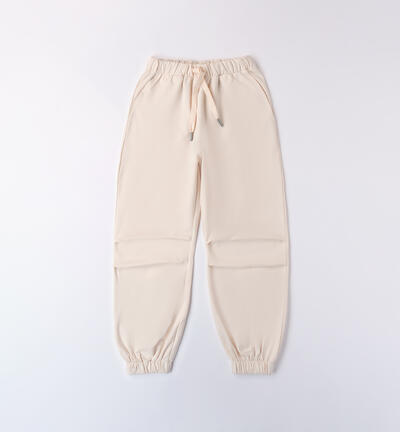 Pantaloni tuta ragazza Sarabanda BEIGE