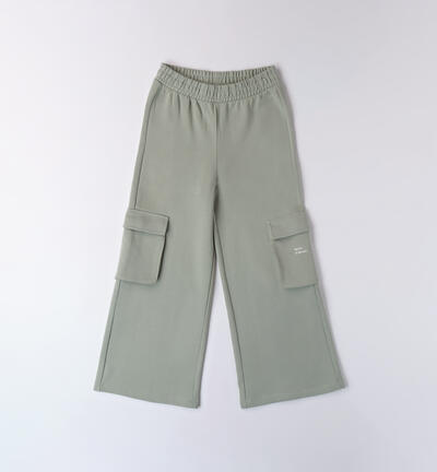 Pantaloni tuta ragazza VERDE