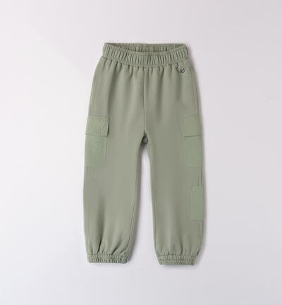 Green pants for girls GREEN